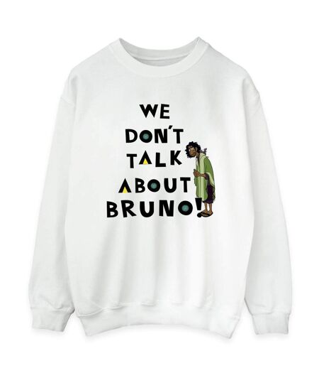 Disney - Sweat ENCANTO WE DONT TALK ABOUT BRUNO BOY - Femme (Blanc) - UTBI16921