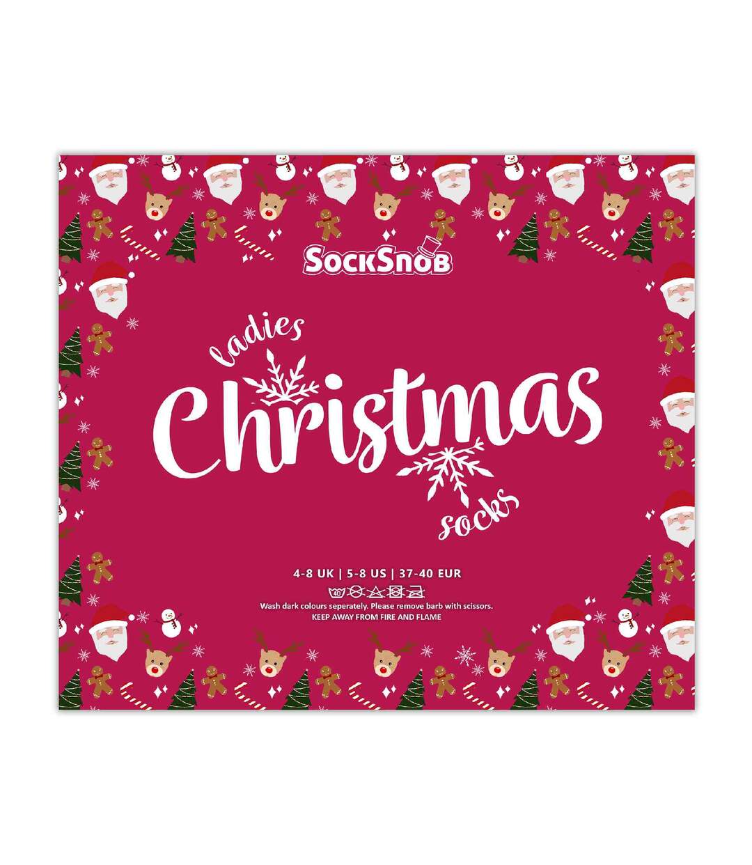 Ladies Novelty Festive Christmas Socks-2