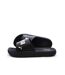 Claquettes noires homme puma softride-1