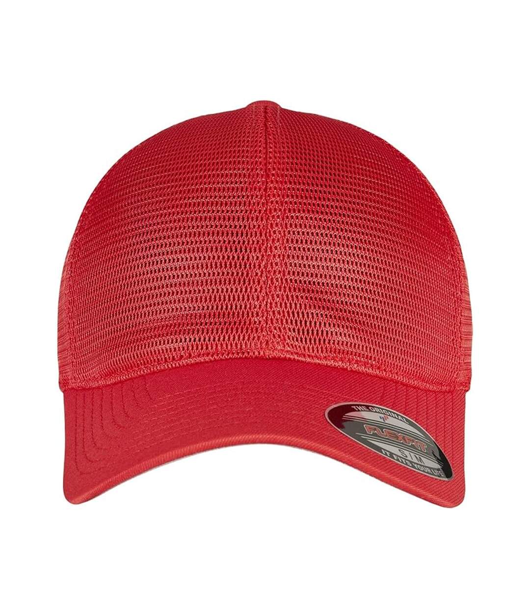 Casquette De Baseball Omnimesh Rouge Flexfit-4
