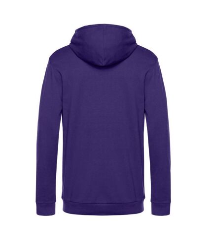 Sweat à capuche homme violet B&C