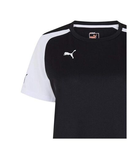 Womens/ladies Speed Short-sleeved T-shirt Black White Puma