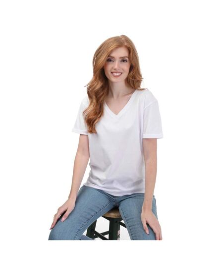 T-shirt femme blanc Armani