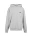 Mens Moisture Wicking Hoodie Grey Marl Hybrid Performance-2