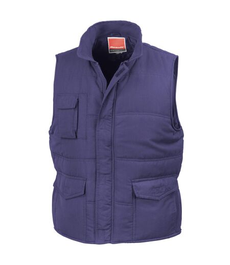 Mens promo body warmer navy Result