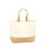 Fourre-tout En Jute Stratifié Taille Unique Beige Pâle Westford Mill-1