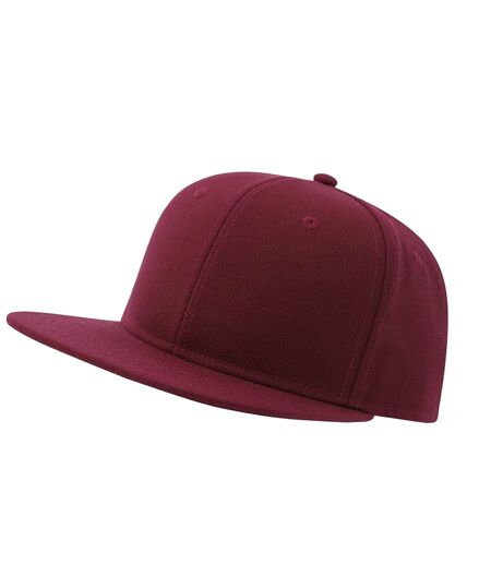 Unisex Adult 5 Panel Snapback Baseball Cap Cardinal Red Atlantis