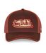 Casquette baseball avec filet et écusson brodé Corail Vondutch-2
