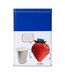 Boîte à Sucre en Métal Ludique 18cm Bleu-2