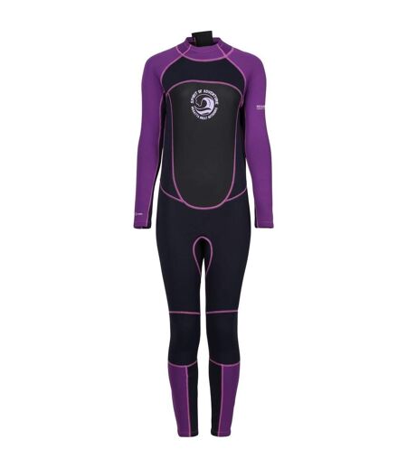 Combinaison De Plongée Femme Bleu Marine Violet Regatta
