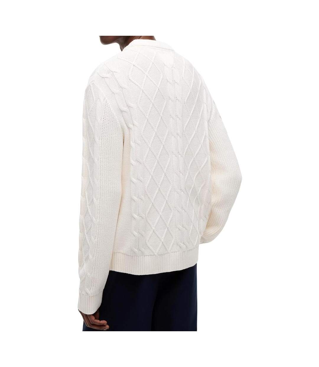 Pull blanc homme tommy hilfiger cable knit-2