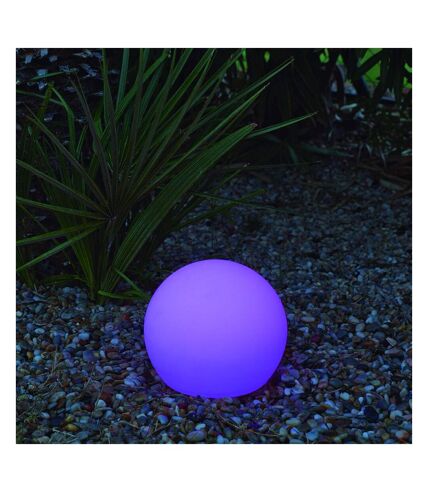 Boule lumineuse extérieure Buly 20 cm Solaire + flottant + RGB