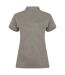 Henbury Womens/Ladies Coolplus® Fitted Polo Shirt (Heather Grey) - UTRW636