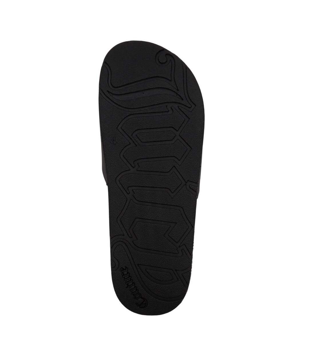 Womens/ladies breanna stacked sliders black Juicy Couture-4