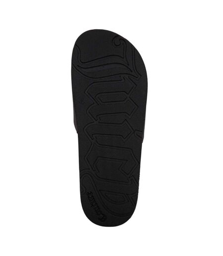 Womens/ladies breanna stacked sliders black Juicy Couture