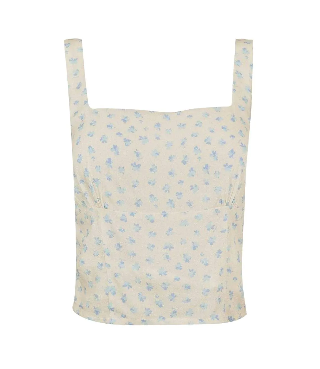 Womens/ladies Floral Fitted Crop Top Multicoloured Jack Wills-2