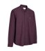 Mens Regular Button-down Shirt Red Farah-4