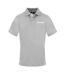 Mens Collared Short-sleeved Polo Shirt Grey Aquascutum-1