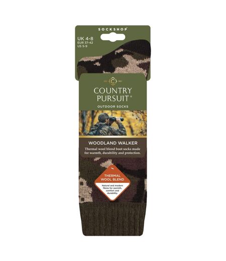 C Country Pursuit - Chaussettes Unisexe Laine Thermique | Randonnée