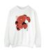 Disney Sweatshirt Big Hero 6 Baymax Suite Pose - Femmes/Dames (Blanc) - UTBI11499-1