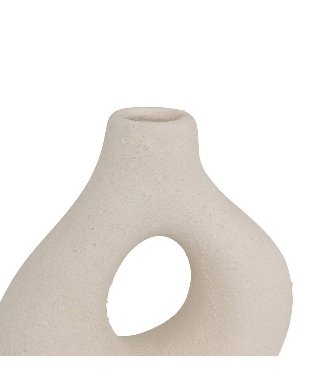 Lot de 3 Soliflores en Céramique Lora 9cm Blanc-3