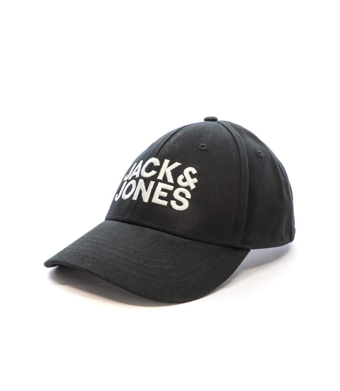 Casquette Noire/Blanche Homme Jack & Jones Jacgall - Taille unique-1