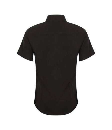 Chemisier Manches Courtes Femme Noir Henbury