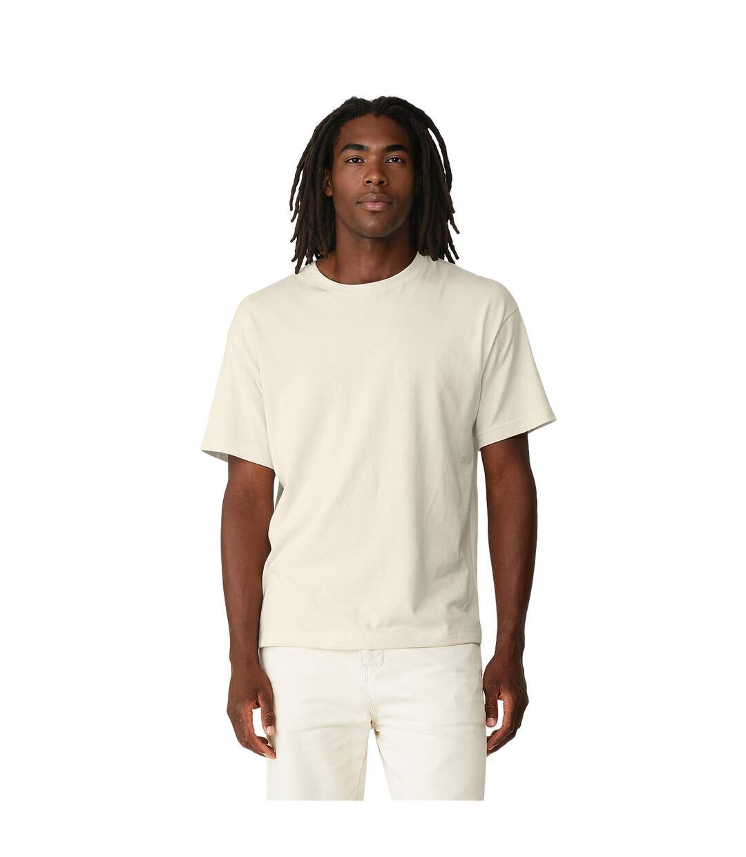 Unisex Adult Heavyweight Boxy T-shirt Natural Bella + Canvas-1
