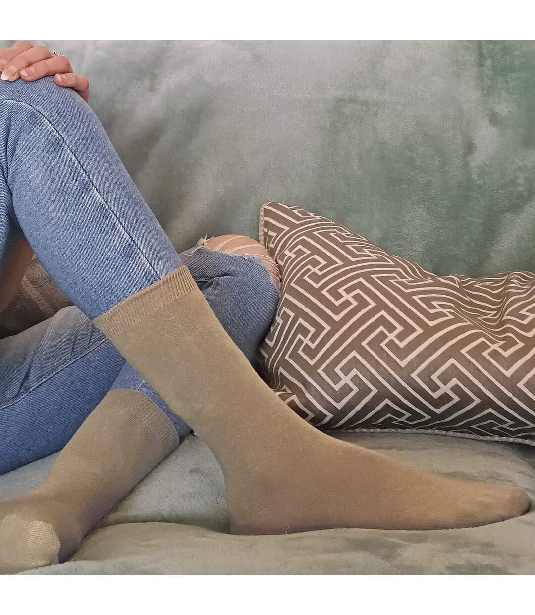 Sock Snob - 24 paires de chaussettes habillées en coton uni pour femme-4