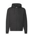 Veste À Capuche Premium Adulte Noir Fruit Of The Loom-1