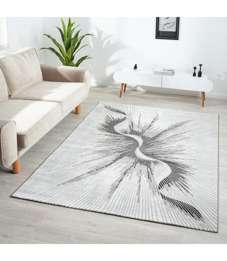 Tapis salon et chambre tissé motif abstrait LUMOS