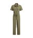 Combinaison Unie Cintrée Style Chemise Femme Vert Kaki Craghoppers-2