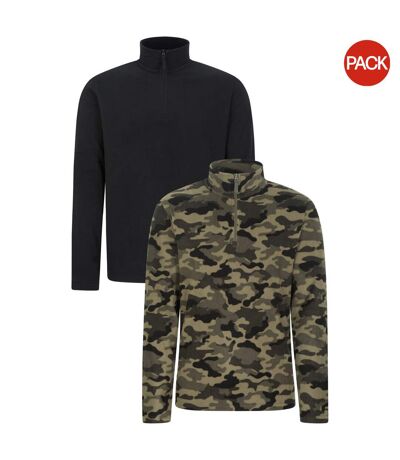 Hauts Polaires Camber Homme Noir Vert Kaki Mountain Warehouse