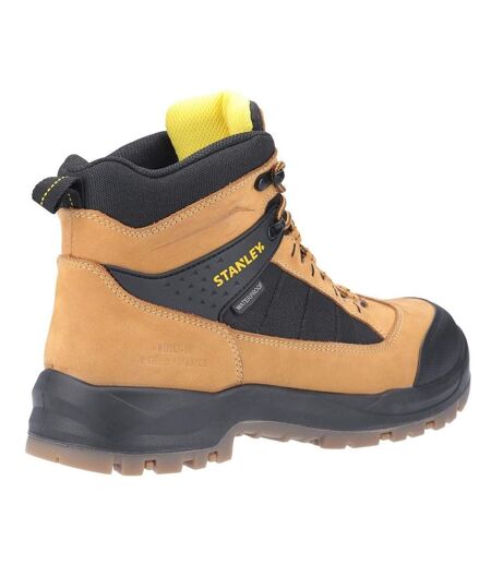 Stanley Mens Berkeley Full Lace Up Leather Safety Boot (Honey) - UTFS6891