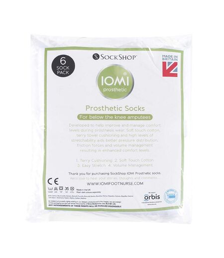IOMI - 6 Paires De Chaussettes Prothétiques Pour Amputés