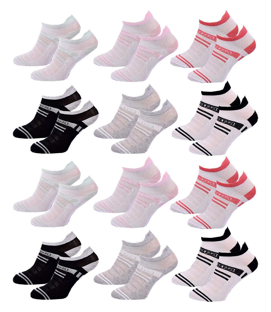 Chaussettes Femme SNEAKER KAPPA Pack de 12 Paires 3048-1