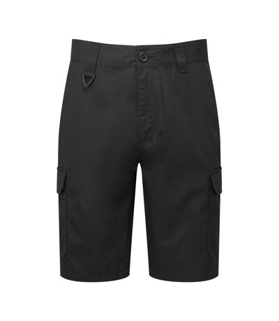 Premier Mens Work Cargo Shorts (Black)