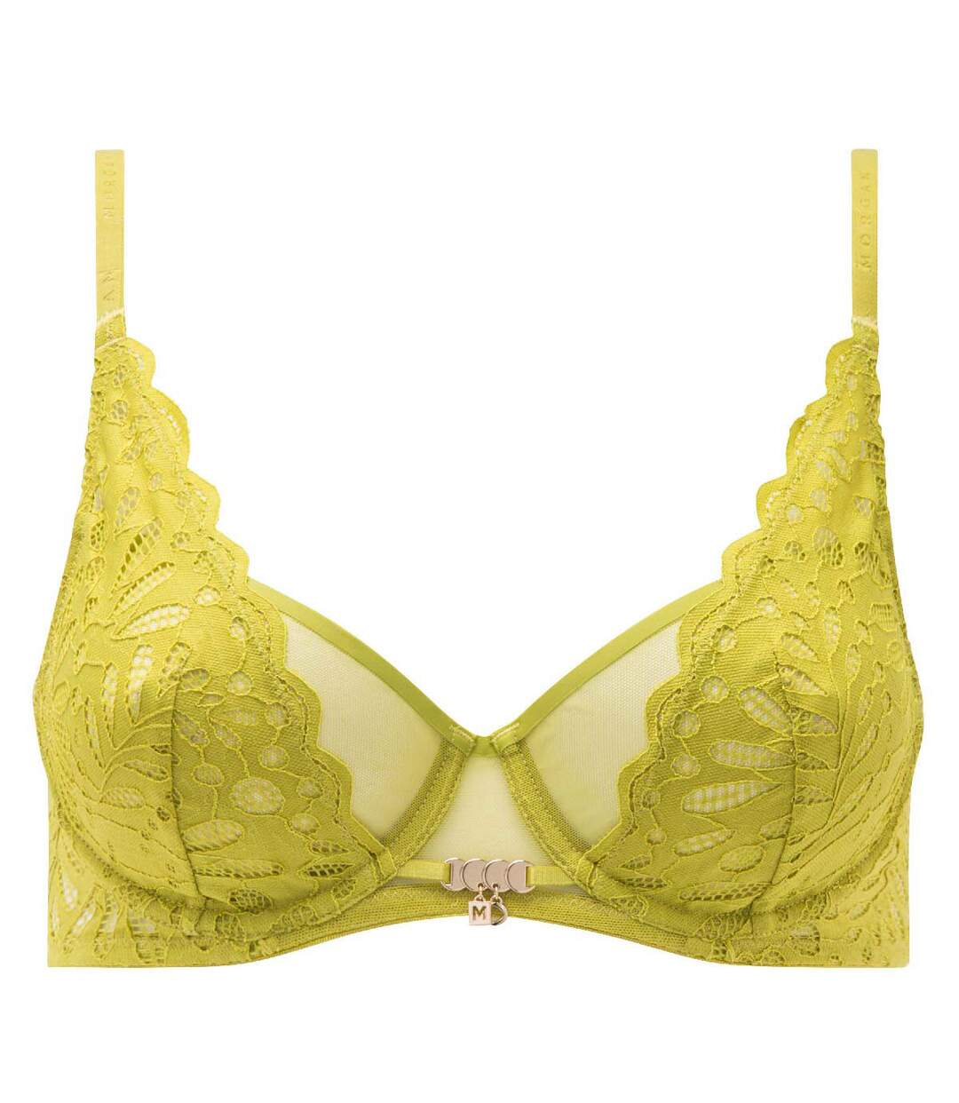 Soutien-gorge armatures vert Amelie