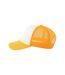 Casquette Trucker Motif/style 5 Panneaux Rapper-s Adulte Blanc Jaune Atlantis-4