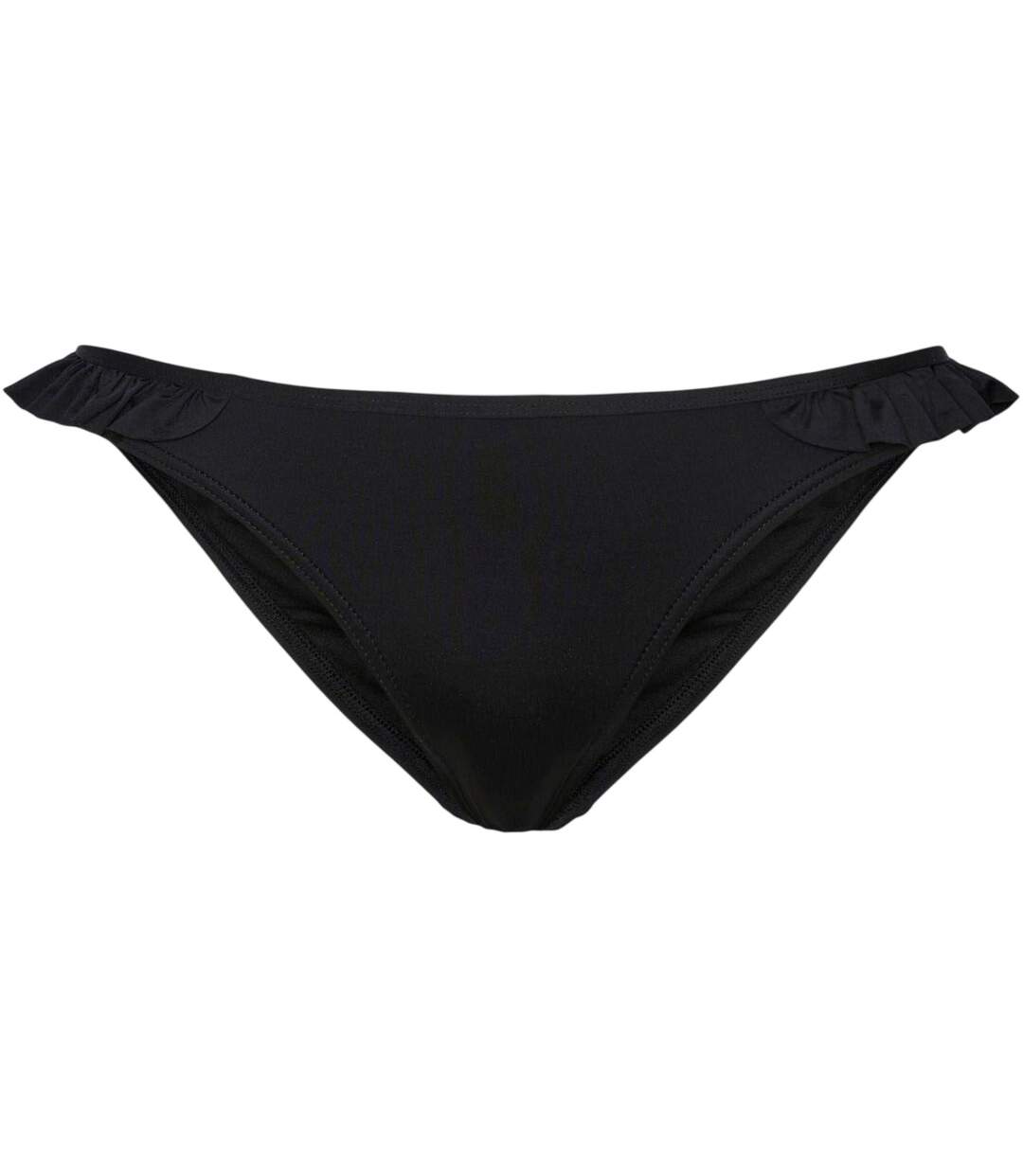 Bas De Maillot De Bain Motif/style À Volants Femme Noir Pieces-1