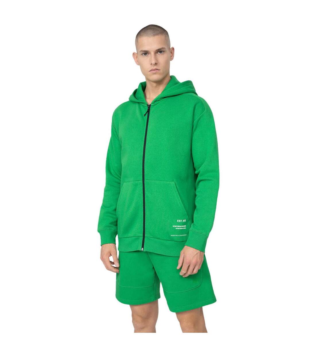 Veste À Capuche Ss23tswsm236 Homme Vert 4F-1