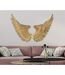 Lot de 2 Décorations Murales en Métal Ali Light 90cm Or-4