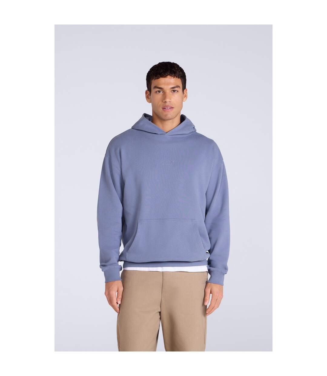Sweat À Capuche Icon Homme Bleu Animal-1
