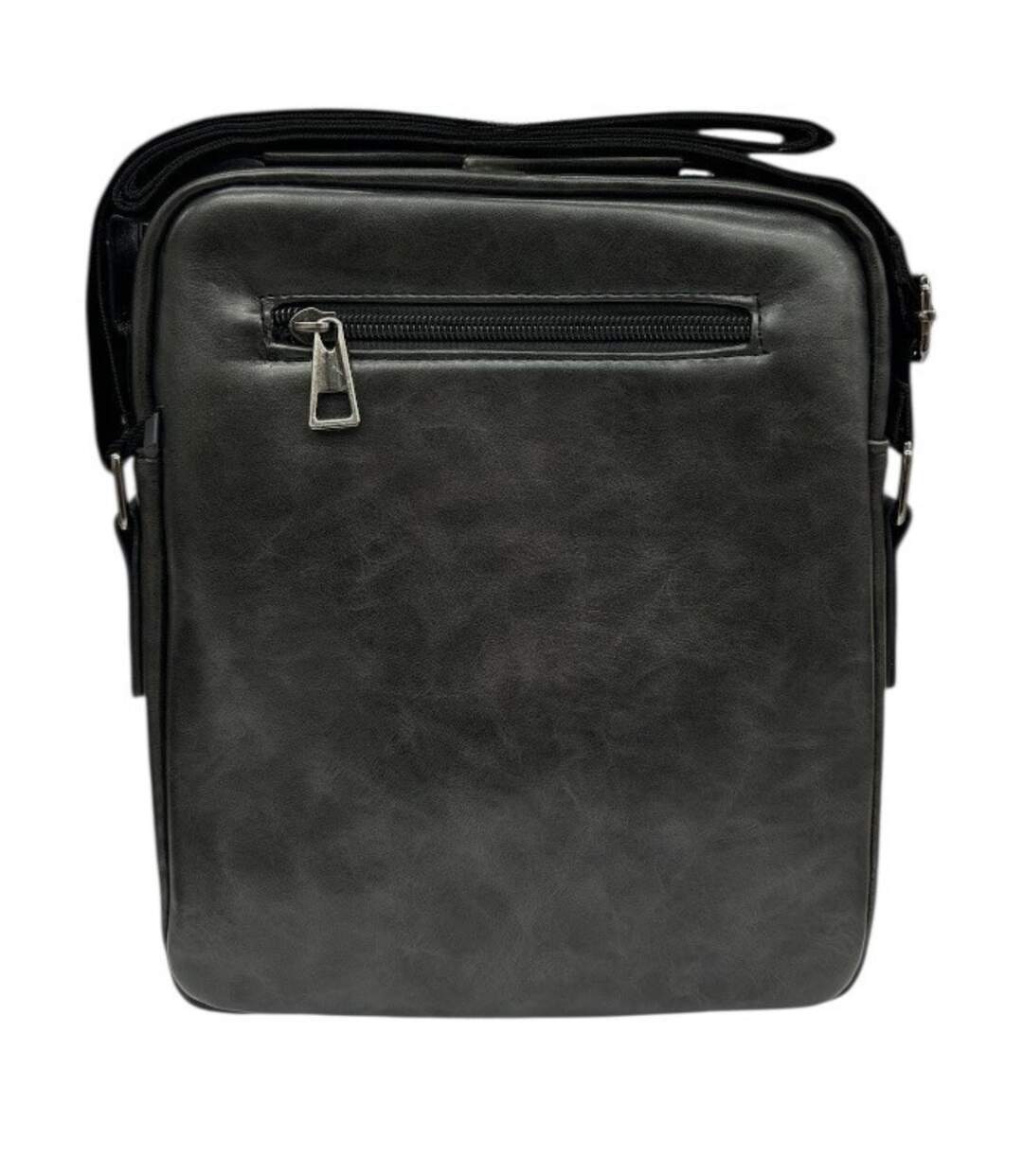 Sacoche en simili cuir noir pour homme - Finition soignée et style intemporel-2