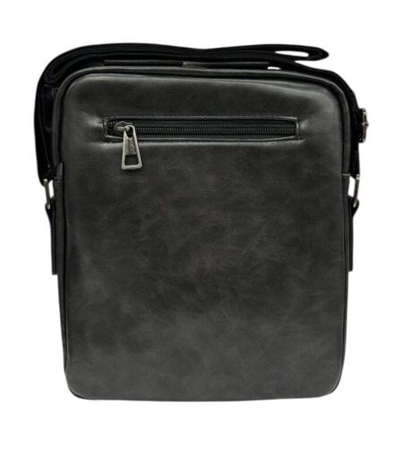 Sacoche en simili cuir noir pour homme - Finition soignée et style intemporel