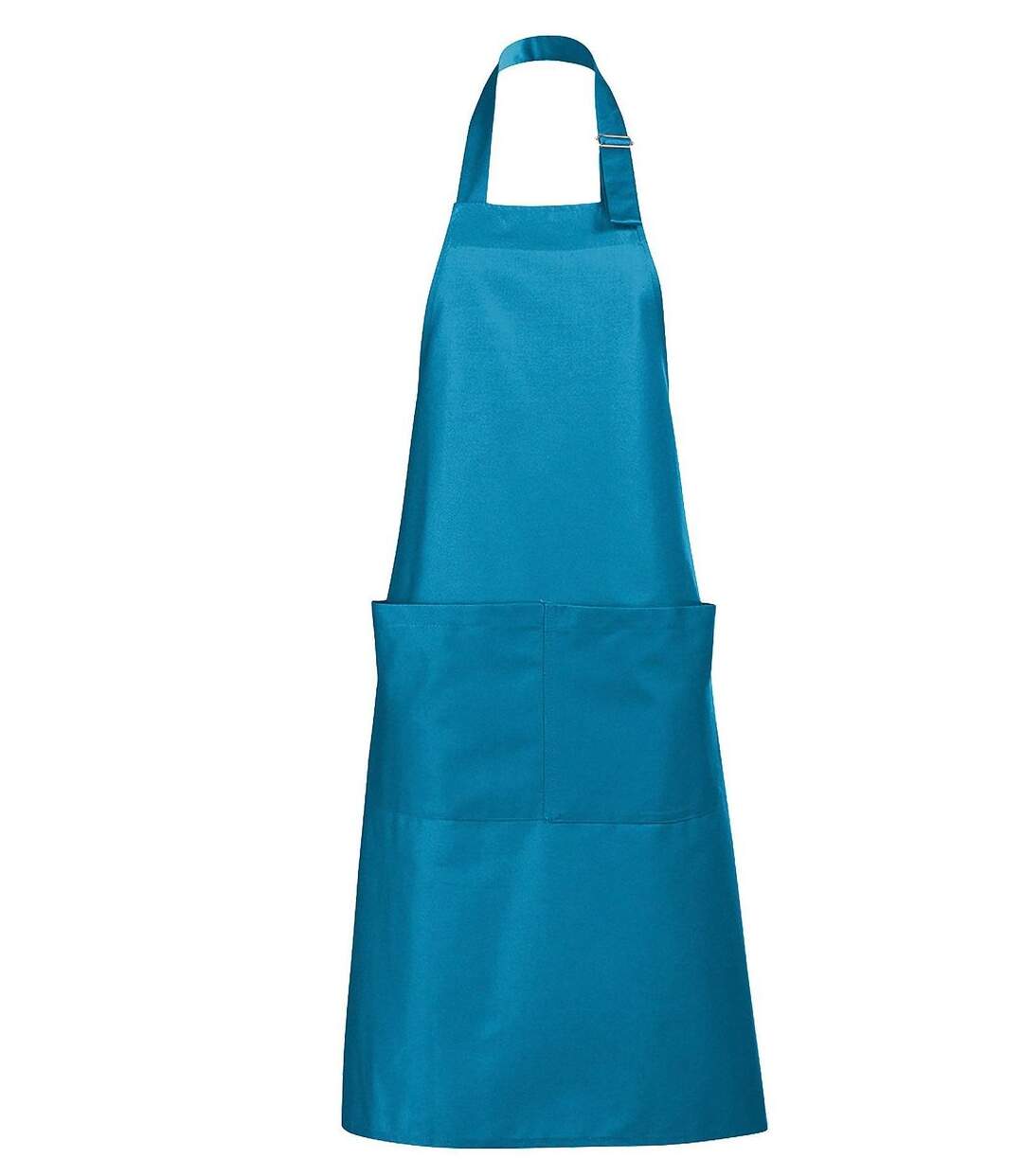 Tablier long avec poches - 88010 - bleu aqua-1