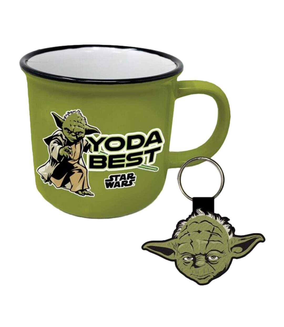 Star Wars Set de tasses Yoda Best (Vert/Noir) (Taille unique) - UTPM3920