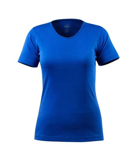 Womens/ladies Crossover Nice T-shirt Royal Blue Mascot