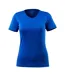 Womens/ladies Crossover Nice T-shirt Royal Blue Mascot-1