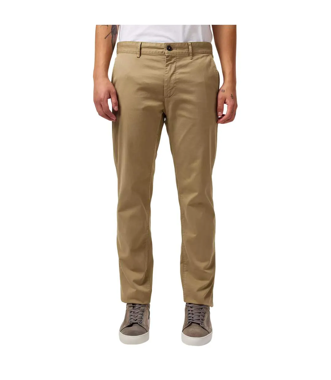 Mens Plain Slim Chinos Pastel Boss-3